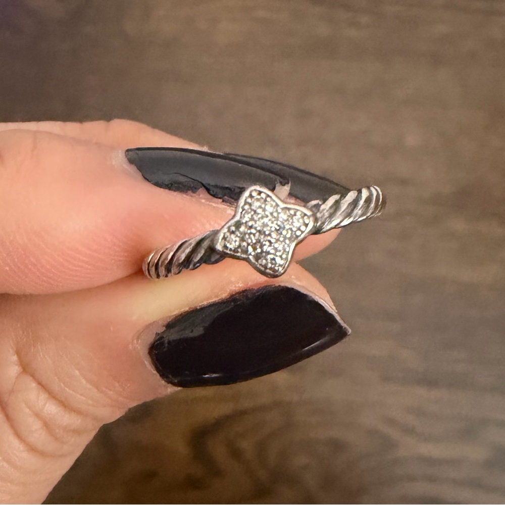 David Yurman QUATREFOIL STACK RING - Picture 3 of 3